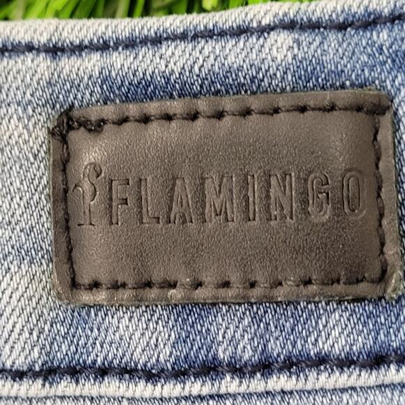 Vintage Y2K Flared Jeans Womens 3/4 28x32 Blue - Picture 6 of 16